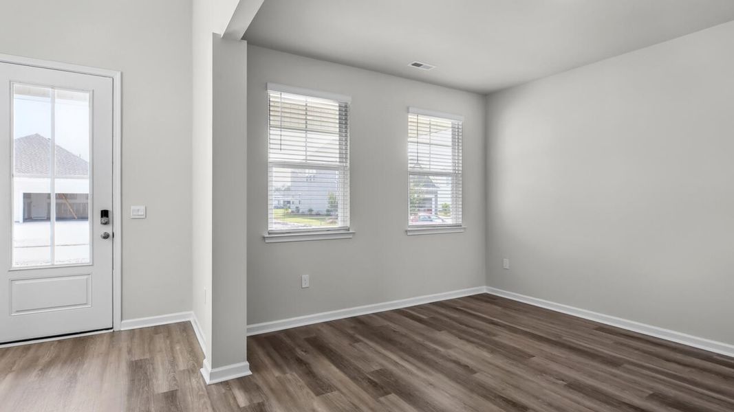 Spacious, unfurnished interior of a new home in Surfside Landing, Hubert (Image 15). Spacious, unfurnished interior of a new home in Surfside Landing, Hubert (Image 15).
