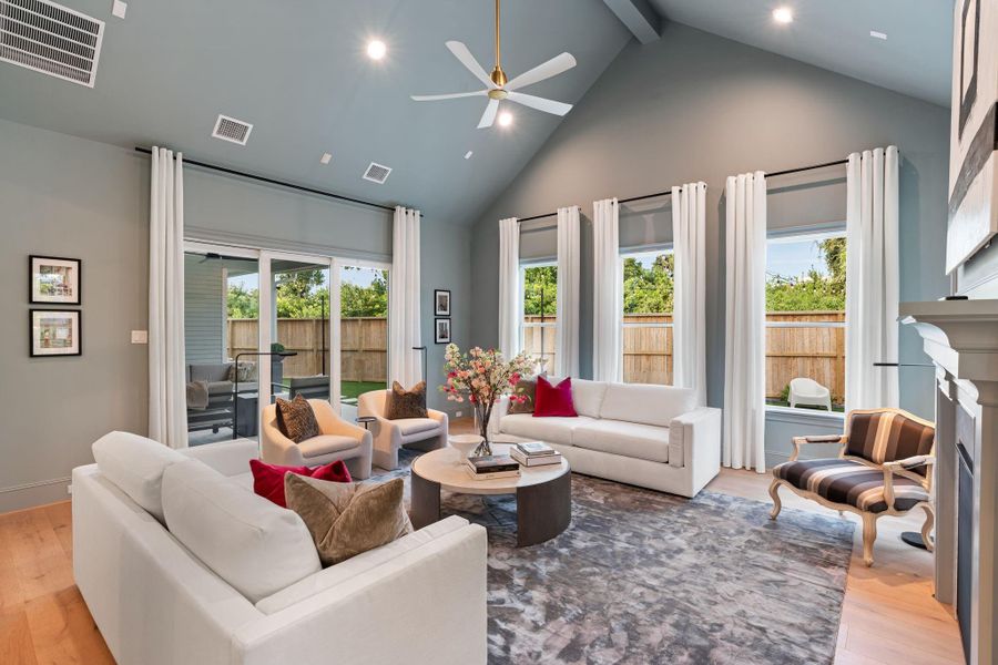 Furnished interior view inside a new home in , Houston (Image 13). Furnished interior view inside a new home in , Houston (Image 13).