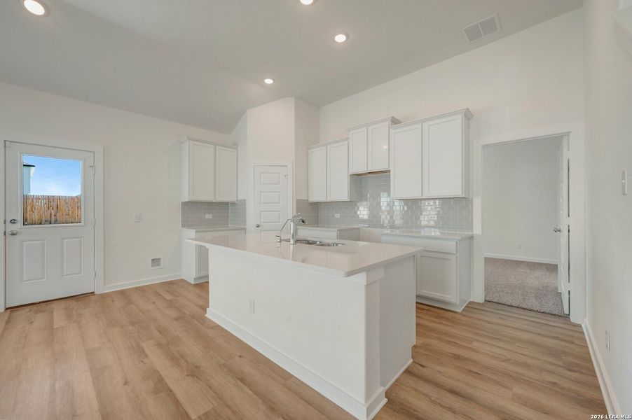 Furnished interior view inside a new home in Cinco Lakes, San Antonio (Image 6).