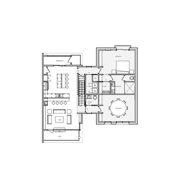 2D floor plan layout of this home in , North Charleston, SC (Image 6).