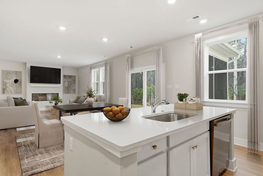 Representative furnished interior of a home built from the The Highland by Stanley Martin Homes in Boykin Hills, Chapin (Image 6).