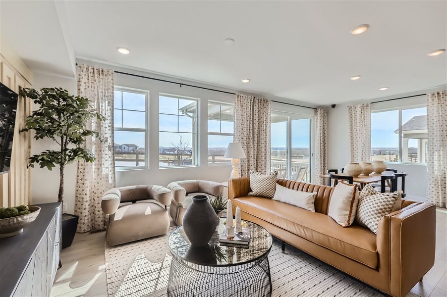 Furnished interior view inside a new home in Brighton Crossings, Brighton (Image 3).