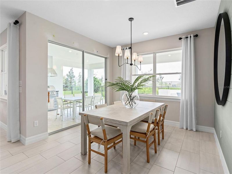 Furnished interior view inside a new home in Bridgewalk, St. Cloud (Image 14).