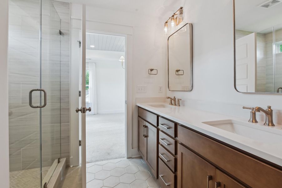 Furnished interior view inside a new home in Windsor Crossing, North Charleston (Image 10). Furnished interior view inside a new home in Windsor Crossing, North Charleston (Image 10).