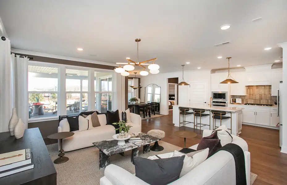 Furnished interior view inside a new home in Glenview Farms, Murfreesboro (Image 11).