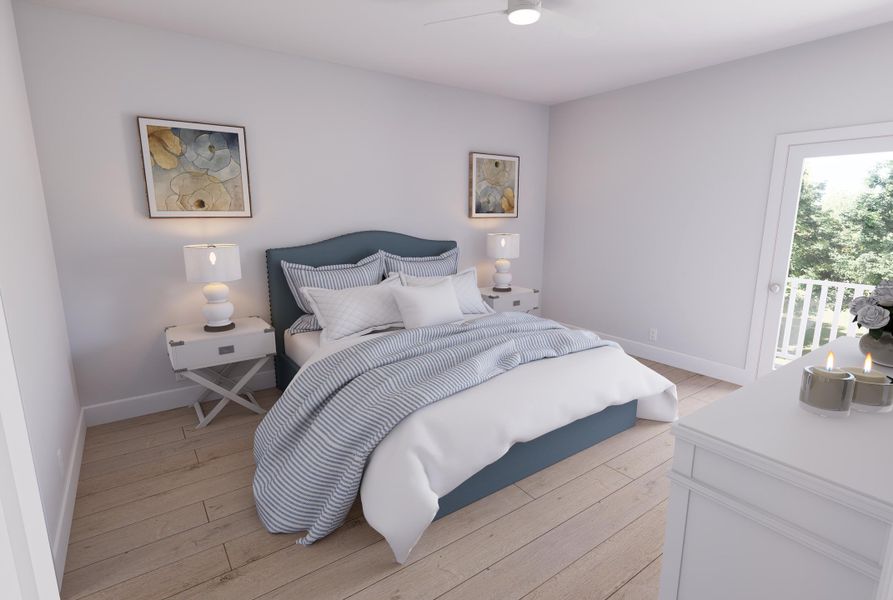 Furnished interior view inside a new home in , North Charleston (Image 34).