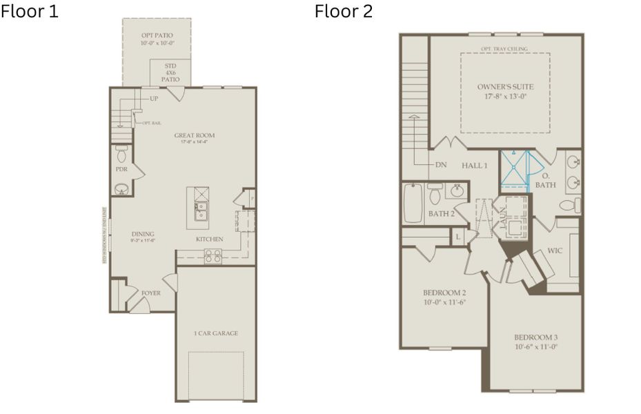 2D floor plan layout of this home in Flemingfield, Greensboro, NC (Image 3).