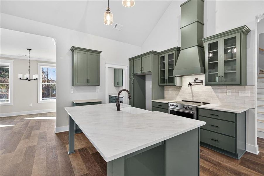 Furnished interior view inside a new home in , Douglasville (Image 6).