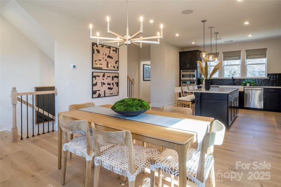 Dining Space Perfectly Linking the Great Room and Kitchen. Dining Space Perfectly Linking the Great Room and Kitchen.