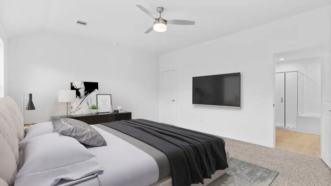 Furnished interior view inside a new home in Tamarron, Fulshear (Image 18). Furnished interior view inside a new home in Tamarron, Fulshear (Image 18).