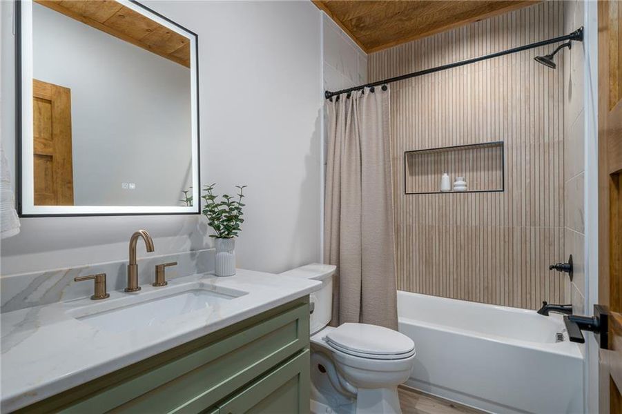 Furnished interior view inside a new home in , Morganton (Image 10).