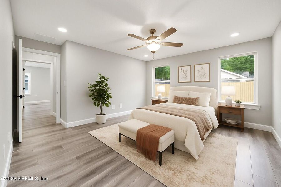 Furnished interior view inside a new home in , Jacksonville (Image 5). Furnished interior view inside a new home in , Jacksonville (Image 5).