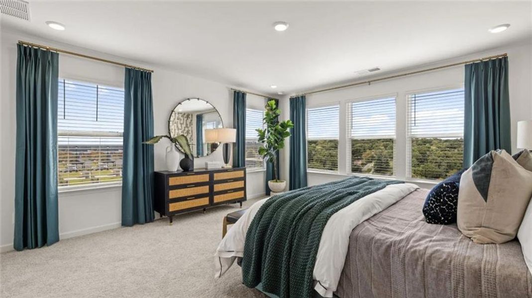 Furnished interior view inside a new home in Towns at Ivy Creek, Buford (Image 14).