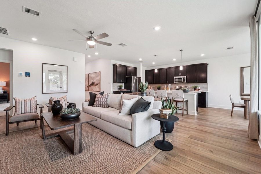Raburn Reserve - Hoyt Great Room- Updated Model Photography