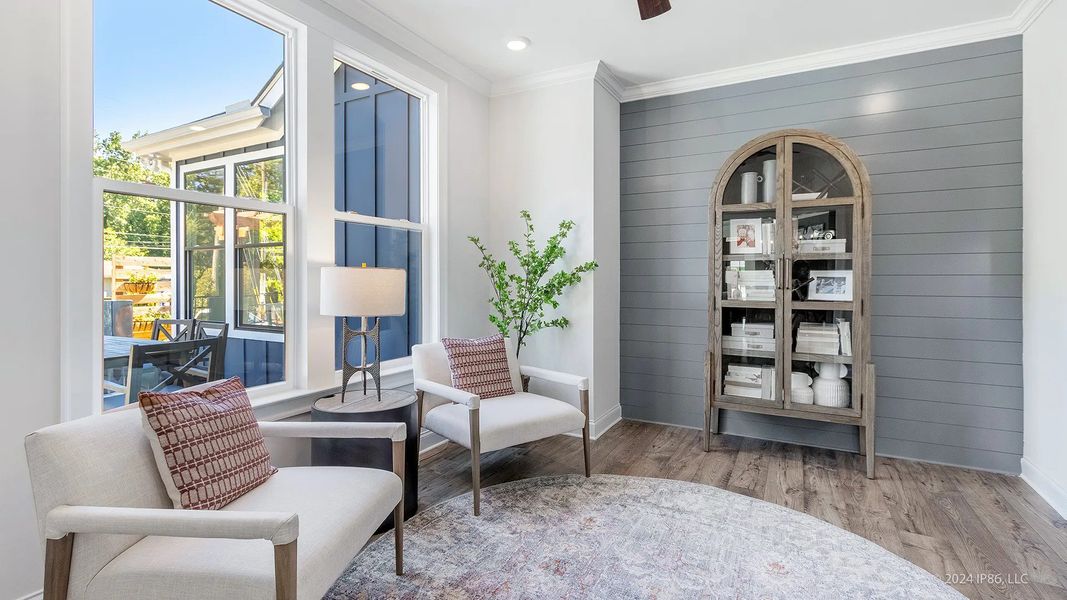 Representative furnished interior of a home built from the Promenade by Epcon Communities in The Courtyards by The Manor, Alpharetta (Image 4).