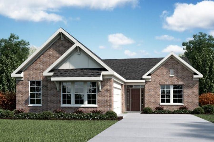 Representative exterior photo of a completed home built from the Maxwell by Fischer Homes in Easton Park, Dallas, GA (Image 8).