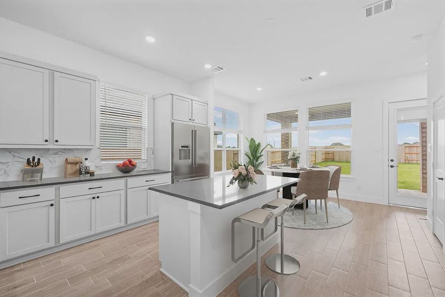 Furnished interior view inside a new home in Wildrye 45', Waller (Image 5). Furnished interior view inside a new home in Wildrye 45', Waller (Image 5).