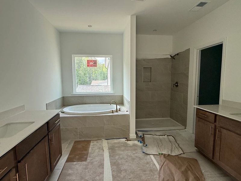 In-progress construction of a new home in The Point, Rolesville, NC (Image 13).