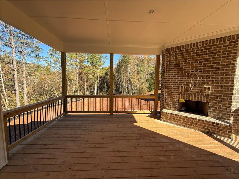 Exterior details and patio area of a home in , Hoschton (Image 6).