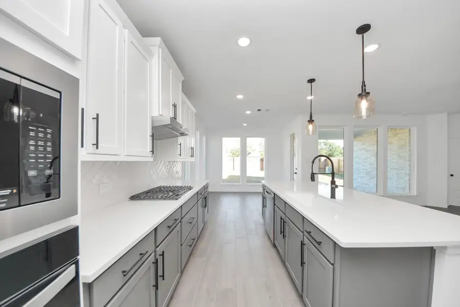 Furnished interior view inside a new home in Elyson, Katy (Image 11).