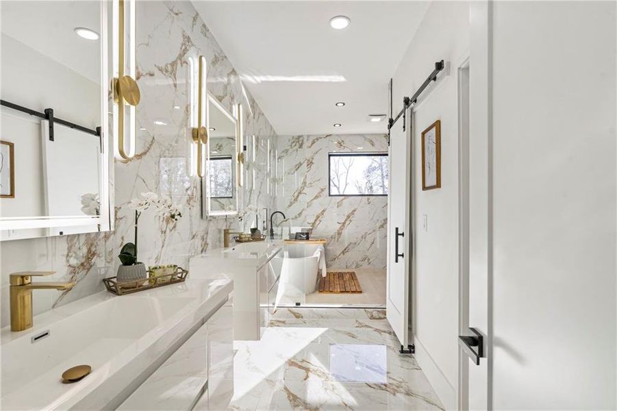 Furnished interior view inside a new home in , Decatur (Image 45).