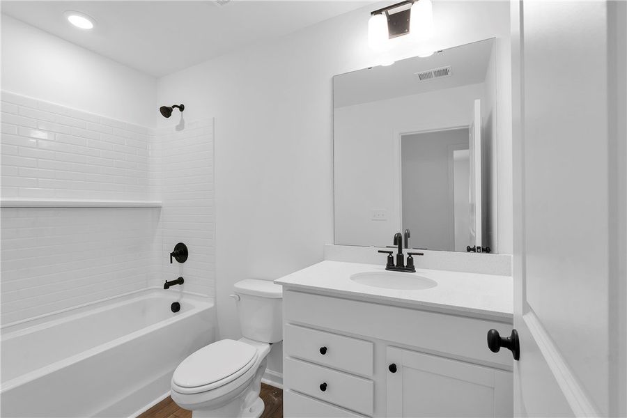 Furnished interior view inside a new home in Brownstone Park, Easley (Image 6).