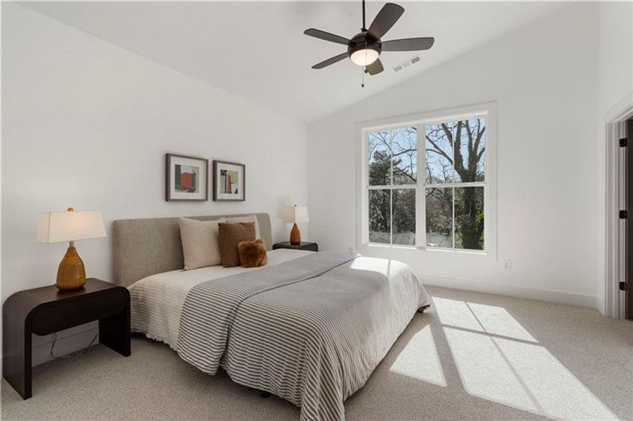 Furnished interior view inside a new home in , Atlanta (Image 6).