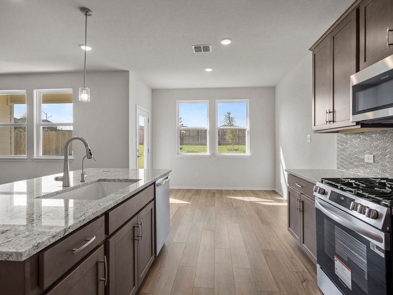 Furnished interior view inside a new home in Meadow Ridge Estates, Josephine (Image 6).