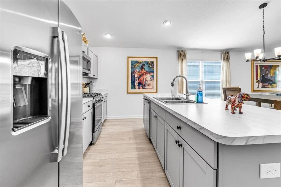 Furnished interior view inside a new home in , The Villages (Image 15).