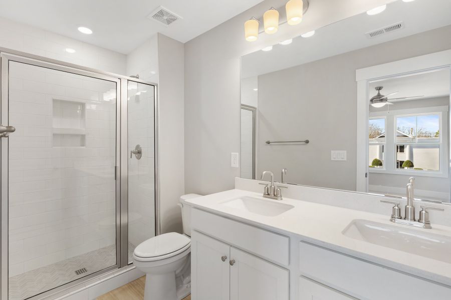 Representative furnished interior of a home built from the Holland by Hunter Quinn Homes in Victor Park, Greer (Image 10).
