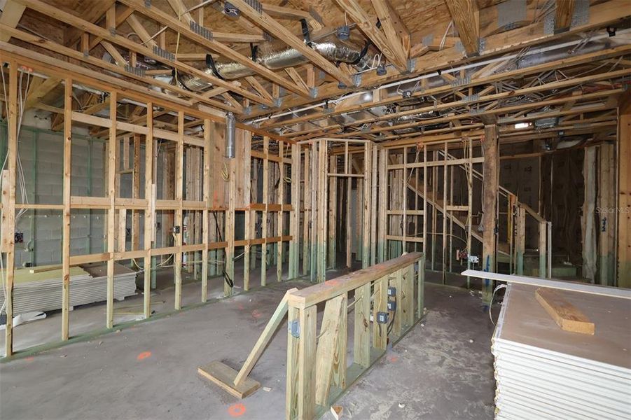 In-progress construction of a new home in Bay Lake Farms, St. Cloud, FL (Image 7).
