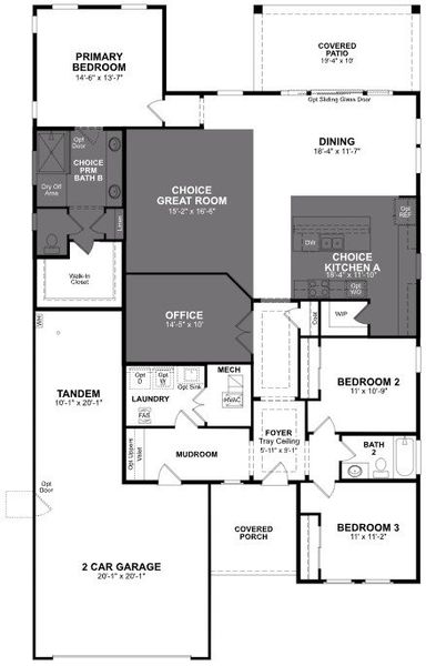 2D floor plan layout of this home in Montana Vista - Summit, Buckeye, AZ (Image 2). 2D floor plan layout of this home in Montana Vista - Summit, Buckeye, AZ (Image 2).