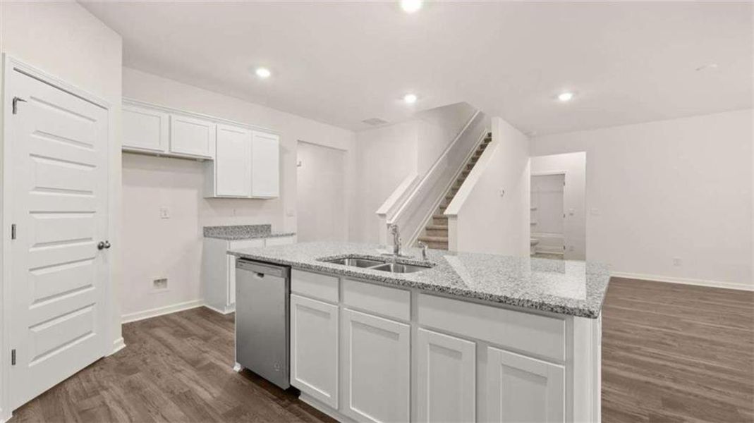 Furnished interior view inside a new home in Poplar Preserve, Newnan (Image 3).