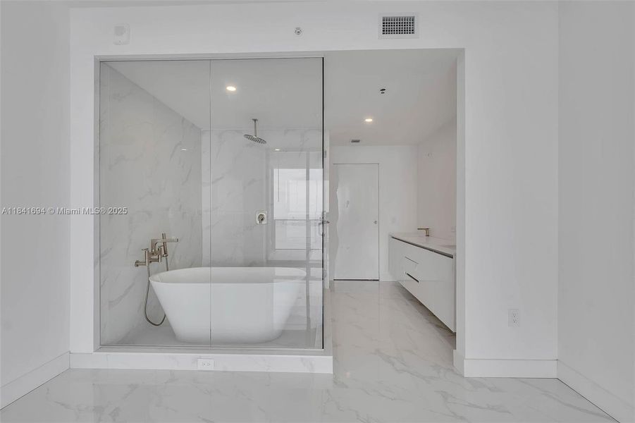 Furnished interior view inside a new home in Aria Reserve, Miami (Image 7).