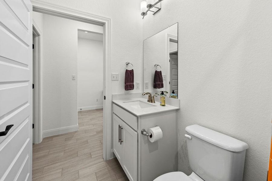 Secondary bathroom