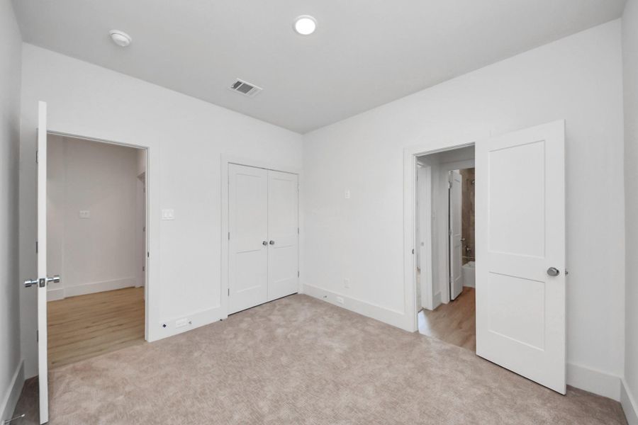 Well-appointed secondary bedroom, perfect for a guest room, nursery or a quiet dedicated home office. Well-appointed secondary bedroom, perfect for a guest room, nursery or a quiet dedicated home office.