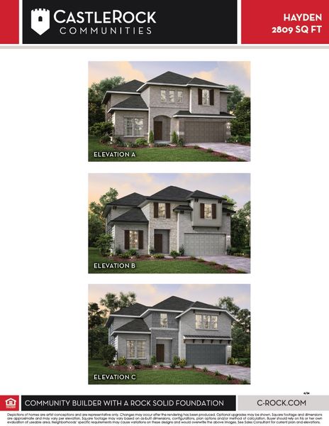 Image 76 representing the Hayden by CastleRock Communities in Newport, Crosby, TX.