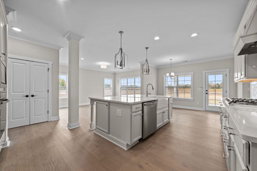 Furnished interior view inside a new home in Eli's Ridge, Winterville (Image 8).