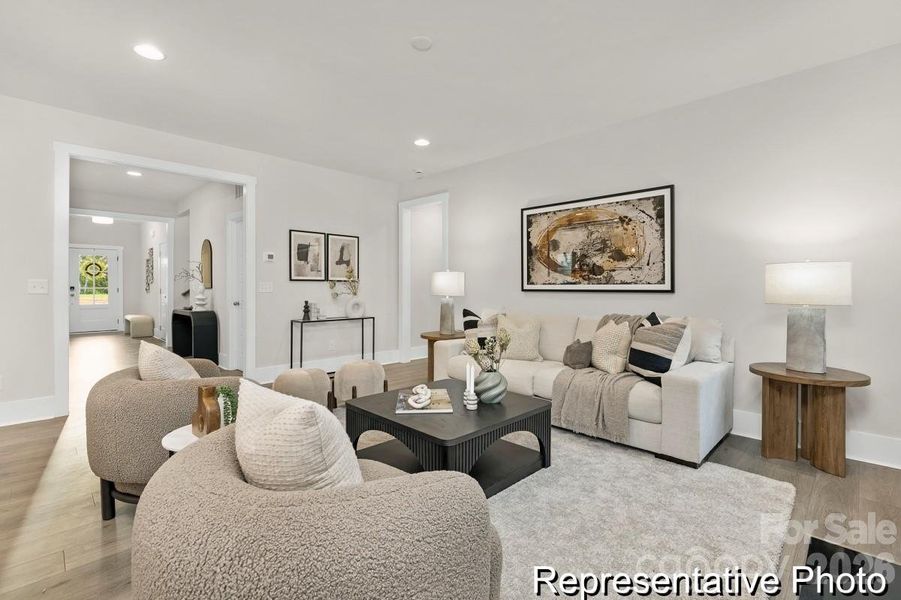 Furnished interior view inside a new home in Tillery Tradition, Mount Gilead (Image 9).