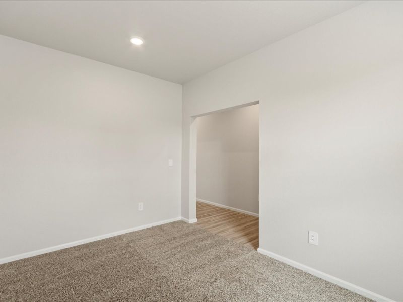 The Twin Peaks interior image taken at a Meritage Homes community in Severance, CO.