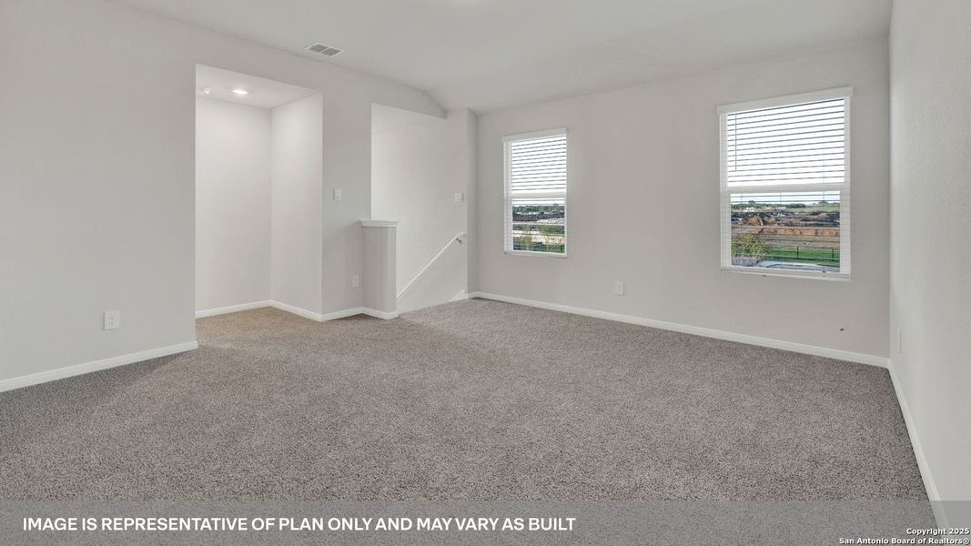 Spacious, unfurnished interior of a new home in Whisper South, San Marcos (Image 31).