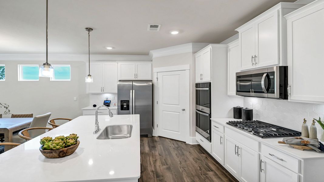 Furnished interior view inside a new home in Cross Creek, Lexington (Image 12). Furnished interior view inside a new home in Cross Creek, Lexington (Image 12).