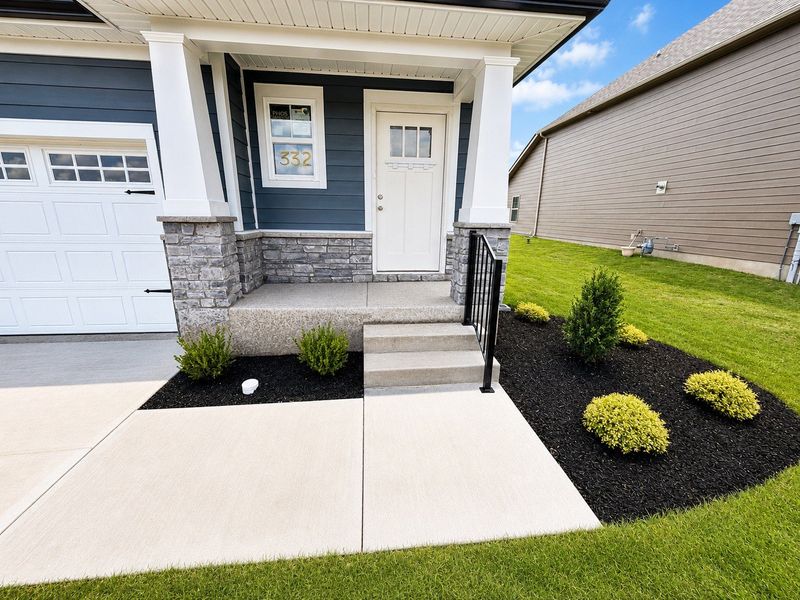Exterior details and patio area of a home in Salem Landing, Rockvale (Image 3).