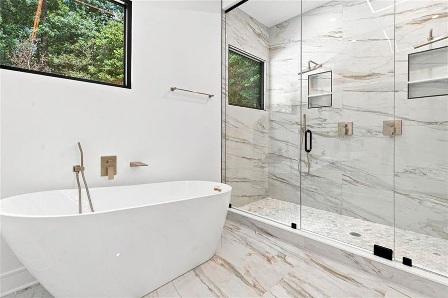 Furnished interior view inside a new home in , Atlanta (Image 9).
