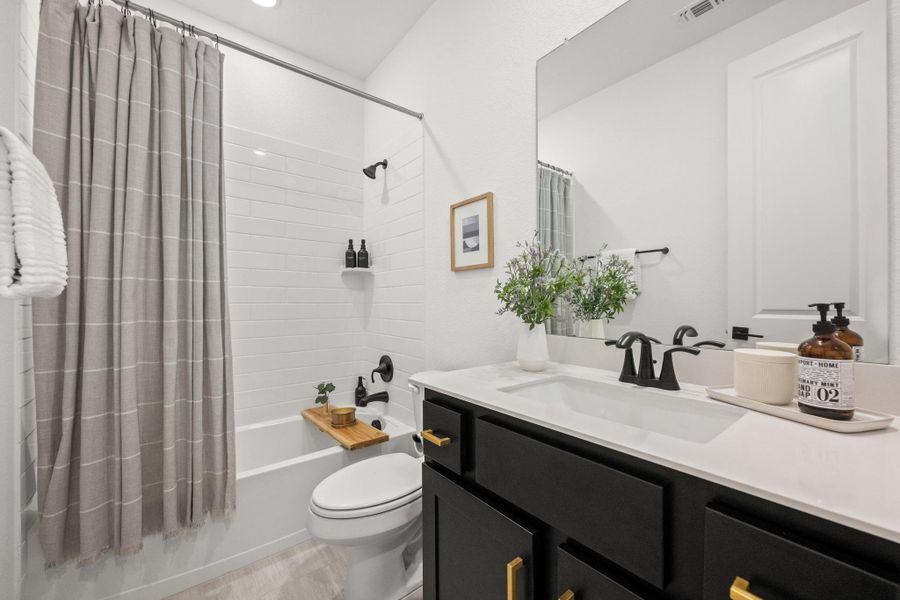 Furnished interior view inside a new home in , Kyle (Image 14).