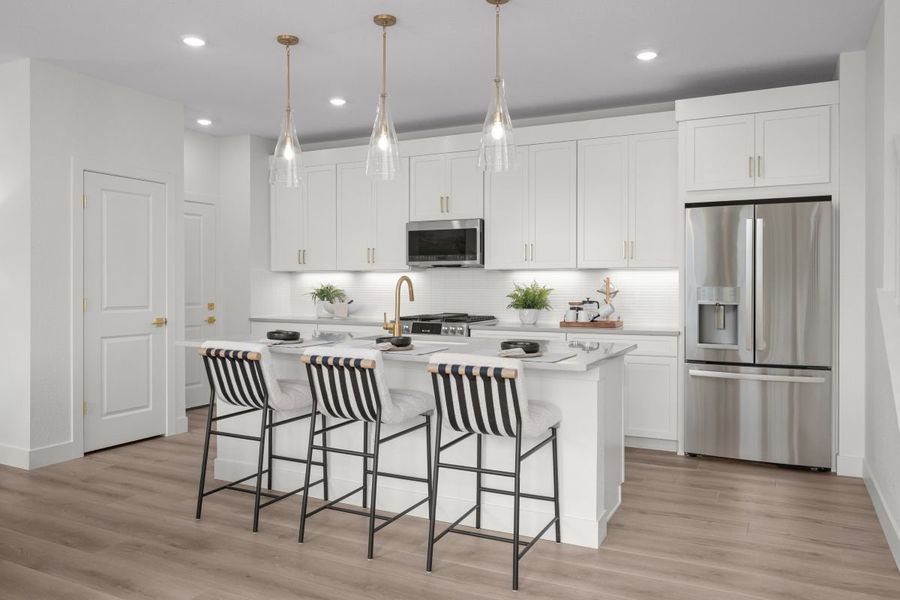 Representative furnished interior of a home built from the Plan 1886 Modeled by KB Home in Windler Villas, Aurora (Image 2). Representative furnished interior of a home built from the Plan 1886 Modeled by KB Home in Windler Villas, Aurora (Image 2).