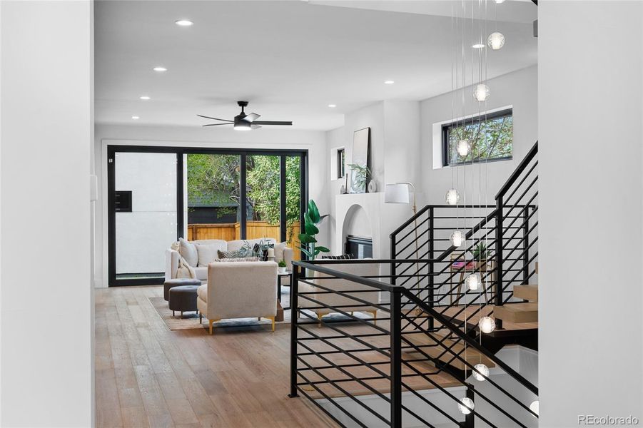 Furnished interior view inside a new home in , Denver (Image 28).