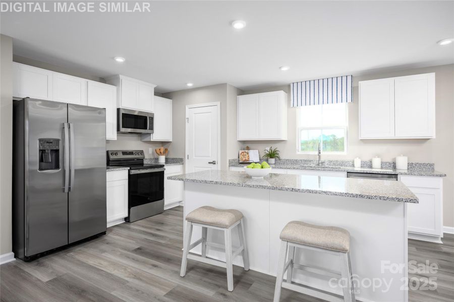 Furnished interior view inside a new home in Bozardt Farms, Charlotte (Image 10).