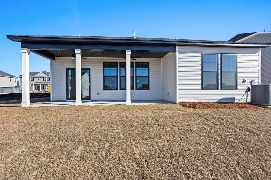 Exterior details and patio area of a home in Portrait Hills, Aiken (Image 16). Exterior details and patio area of a home in Portrait Hills, Aiken (Image 16).