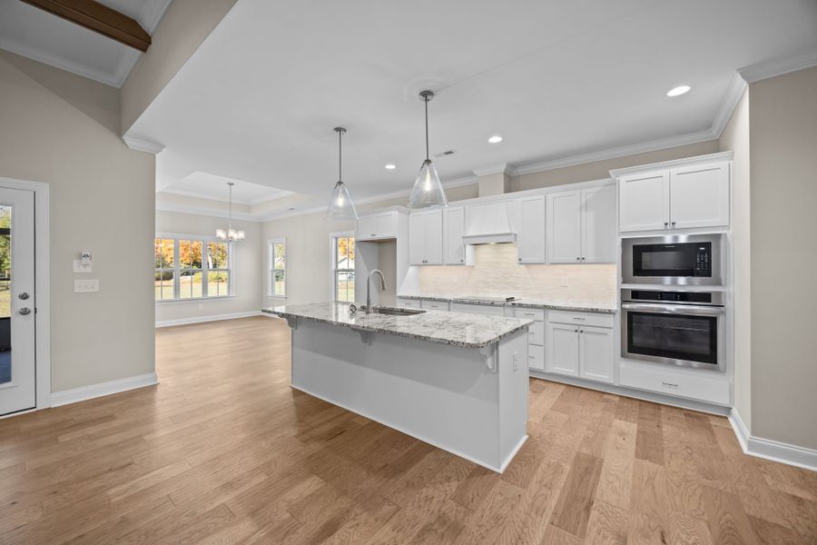 Furnished interior view inside a new home in Kennedy's Crossing, Grimesland (Image 5).